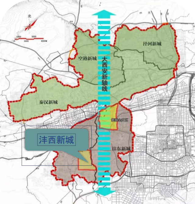 新城——西咸五大板块之一,是推进西咸一体化的核心地带和西咸新区